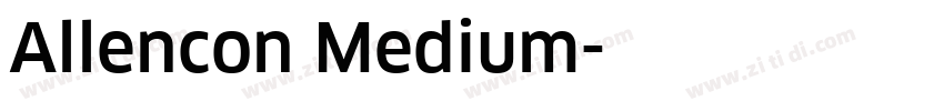 Allencon Medium字体转换 Allencon Medium字体转换